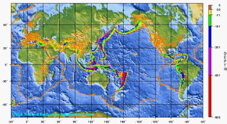 mapa sísmico