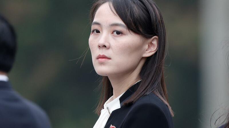 Kim Yo jong en marzo de 2019